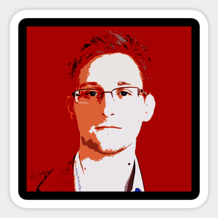 edward snowden Sticker